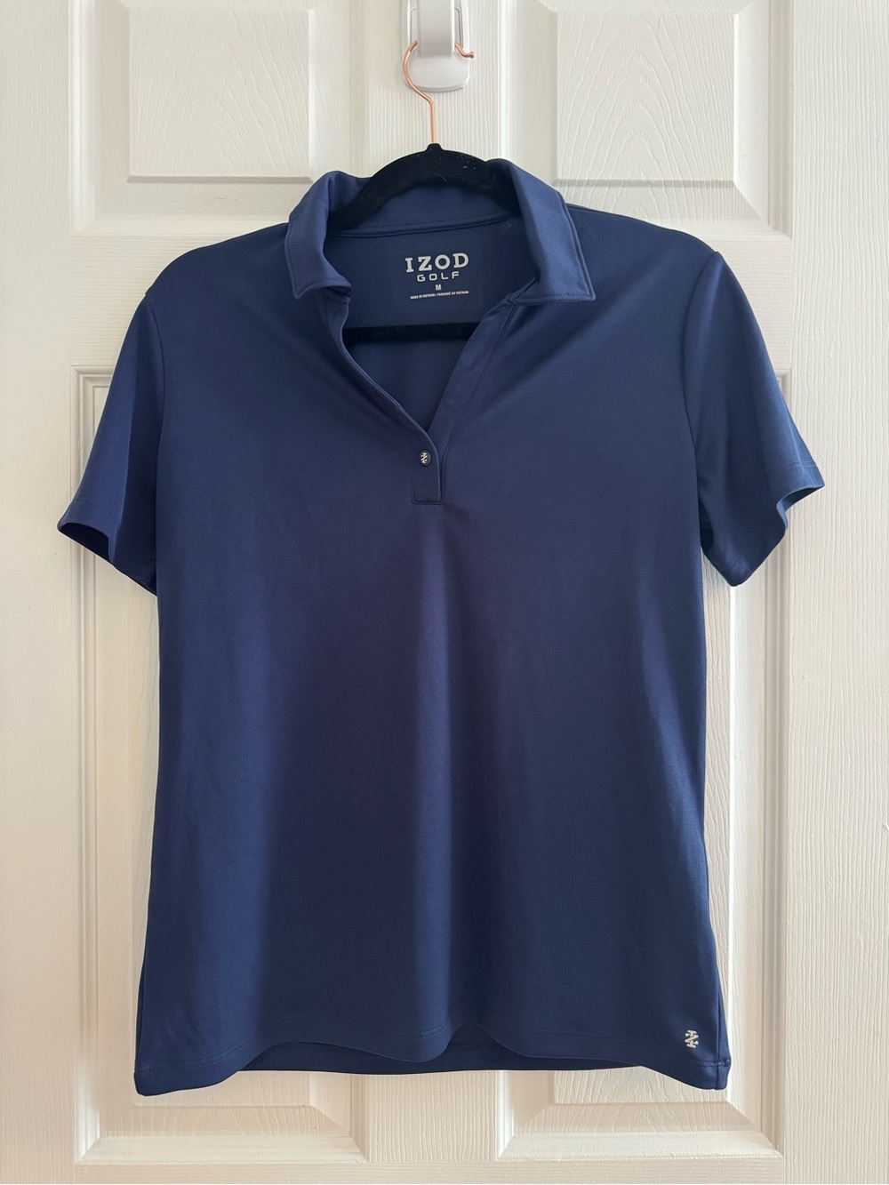 Izod Navy Blue Short-Sleeve Polo